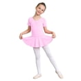 thumbnail image 3 of Girls Dance Short Sleeve Ballet Dress For Recital Practice Performance - Girls Dresses for and Stage Movement, 3 of 8