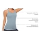 thumbnail image 4 of Top sin costuras con espalda en Y y sostén integrado para mujer CRZ YOGA, talla pequeña, 4 of 4
