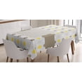 thumbnail image 1 of Ambesonne Abstract Tablecloth Rectangular Table Cover, Polka Dots Image, 60"x84", Pale Brown Marigold, 1 of 3