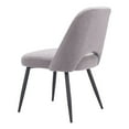 thumbnail image 4 of Teddy Dining Chair Gray Dining Chair, Modern Style, Shearling style fabric, Plywood, Indoor Dining, 4 of 14