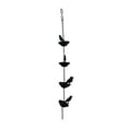 thumbnail image 2 of Cadenas de lluvia para pájaros para canaletas, toldos, techos, exhibición en exteriores y patios para desviar agua. Longitud 60cm, 2 of 8