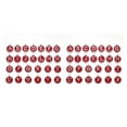 thumbnail image 2 of ZLight 26 Pcs Breloques Initiales Bijoux Pendentif Suspendu Fait Main Double Face Plat Rond Alliage Boucles d'Oreilles Rouge 2Ensemble, 2 of 6