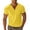 Yellow, variant on KHONTS Men's Henley Collared Shirts Slim Fit Short Sleeve Fashion Tops Tee Basic Classic Summer V-Neck T Shirts Yellow XL