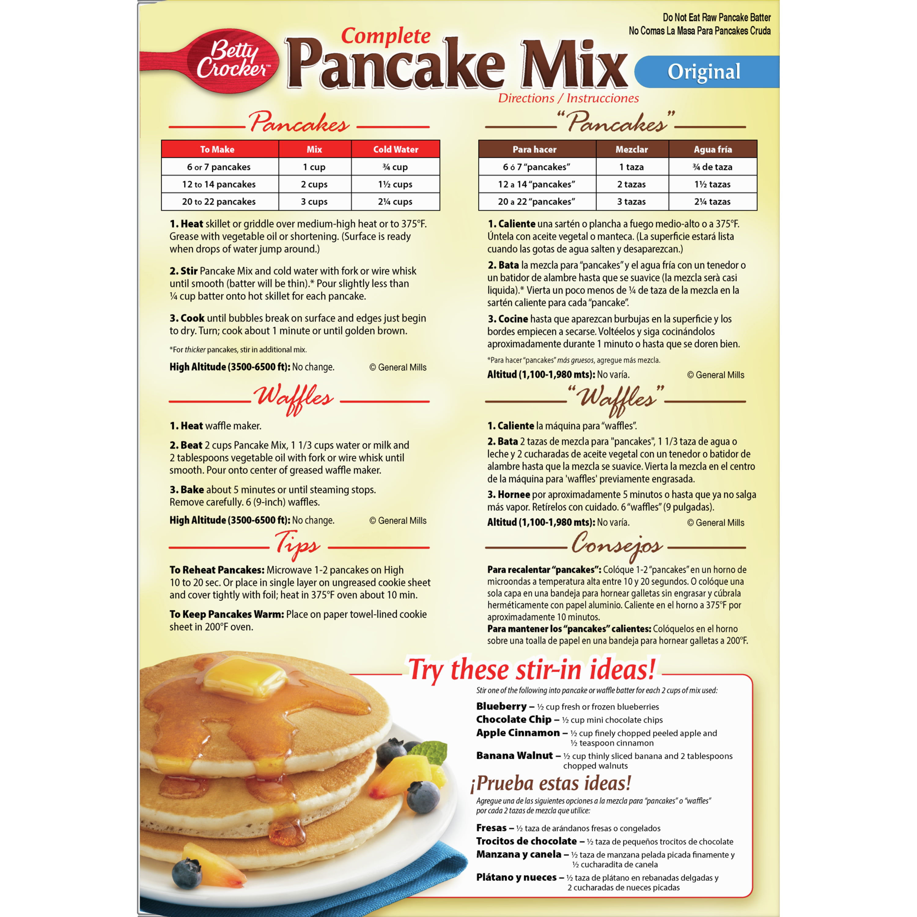 Crocker Complete Pancake Mix, 37 oz - Walmart.com