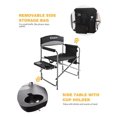 thumbnail image 3 of Chaise de camping KingCamp Heavy Duty Director - Gris, 3 of 6