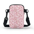 thumbnail image 2 of XYZCANDO Cherry Blossom Axolotl Cell Phone Messenger Bag for Women Over Shoulder Handbag Portable Crossbody Purse with Adjustable Shoulder Strap Trendy Phone Wallet Small Money Case, 2 of 7