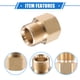 thumbnail image 4 of Conector de manguera de latón adaptador macho y hembra M22x1.5 a 15mm M22x1.5 de Unique Bargains, 4 of 7