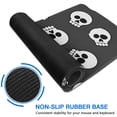 thumbnail image 6 of Long Mouse Pads for Desk,Gray Halloween Skulls Desk Mats on Top Of Desks, Desk Mouse Pad Extra Large with 3mm Non-Slip Base and Stitched Edge for Gaming,Office,Work,Home 31.5"x11.8", 6 of 6