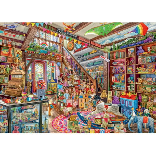 Rompecabezas Ravensburger The Fantasy Toy Shop 1000 piezas