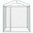 thumbnail image 3 of vidaXL Outdoor Dog Kennel with Canopy Top 78.7"x78.7"x88.6", 3 of 6