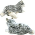 thumbnail image 5 of Whitaker The Wolf - 14 Inch Stuffed Animal Plush Dog - by TigerHart Toys, 5 of 7