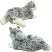 Whitaker The Wolf - 14 Inch Stuffed Animal Plush Dog - by TigerHart Toys