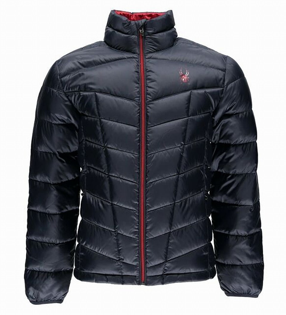 Spyder Coats & Jackets Mens Jacket Red Medium Quilted Full Zipper