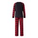 thumbnail image 4 of Pijamas navideños familiares Meihuid, conjuntos de pijamas navideños familiares a juego, top con estampado de alce azul y árbol de Navidad., 4 of 6