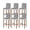 Multicolor, variant on Vintage Farmhouse Bar Stool Covers Set of 6, Black and White Checkered Stretch Washable Bar Chair Covers with Backs, Removable Pub Counter Height Chair Cover for Kitchen Dining Room Cafe
