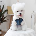 thumbnail image 4 of FOCUSNORM Dog Plaid Fleece Jacket Cute Puppy Coat with D-Ring Pet Winter Clothes for Small Dogs, 4 of 9