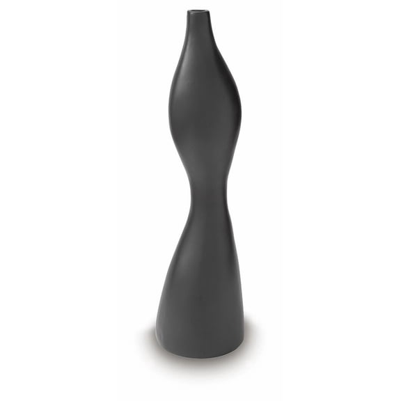 Signature Design by Ashley Judsen 21" Vase, Black Modern Minimalist Decor