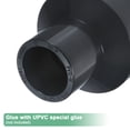 thumbnail image 4 of Uxcell 4-Pack Conector de Reducción de Tubo, Acoplamiento Reductor Recto de 1-1/2"*3/4", Gris, 4 of 6