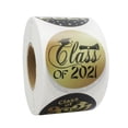 thumbnail image 1 of Rollo de 500 pegatinas de graduación de 38 mm, etiquetas para birrete académico, sobres y cinta adhesiva. 8 diseños, 1 of 5