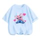 thumbnail image 3 of Ropa de moda para niños, camiseta de verano con puntadas bonitas, camisetas de dibujos animados para bebés y niñas, mono informal de manga corta, 3 of 5