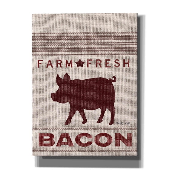 Epic Graffiti 'Grain Sack Bacon' by Cindy Jacobs, Canvas Wall Art, 40"x54"