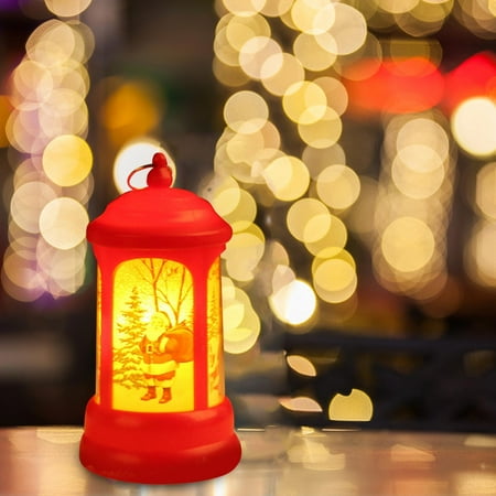 

reading light dorm essentials for girls battery operated lamp Christmas Wind Lights Santa Night Carrying Small Oil Decorations Gifts Luminous Creative Decoration Portable
