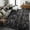 Black Gray, variant on Pentantan 5ft x 8ft Shag Area Rug, Soft Fluffy Rugs for Living Room Bedroom, Modern Tie-dye Home Carpet, Dark Gray