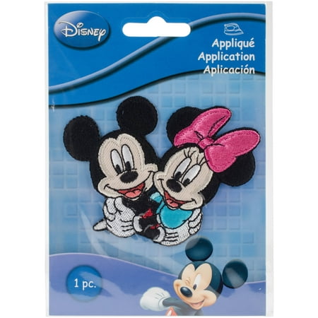 Mickey Mouse Icon - Disney Mickey Mouse Iron-On Applique-Mickey & Minnie
