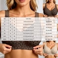 thumbnail image 3 of CFXNMZGR Bras for Women No Underwire Womens Wireless Jelly Bra Plus Size Supportive Seamless Bras Full Coverage Push Up Comfortable No Underwire Tshirt Bras (Brown,XXXL), 3 of 5