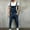 Dark Blue, variant on Denim Overalls Men Slim Fit Jumpsuit Big and Tall Suspender Pants with Adjustable Strap Regular Fit Bib Jumsuits Black M