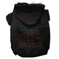 thumbnail image 5 of Christmas Pet, Dog  Cat Hoodie Rhinestone, "Don't Get Your Tinsel In A Tangle", 5 of 7