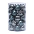 thumbnail image 1 of 34 piezas de adornos navideños irrompibles de 4 cm para árbol de Navidad, decoración para bodas, fiestas de cumpleaños, 1 of 5