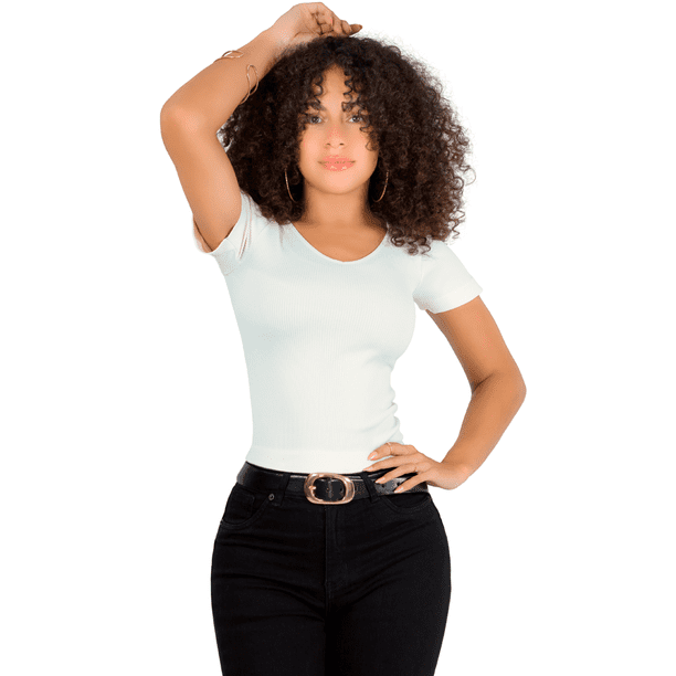 Player Mujer Texturizada Casual Stretch Blusa Dama Top