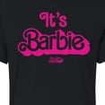 thumbnail image 3 of Barbie The Movie - It's Barbie Pink - Juniors Cropped Cotton Blend T-Shirt, 3 of 5