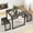 Black, variant on Lofka 26" Dining Table Set for 2, Small Kitchen Table for Home Furniture, Dining Room, Black