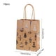 thumbnail image 3 of Uuiauoio Christmas Snowflake Tote Bag with Flat Bottom, Kraft Paper Gift Packaging for Holiday Parties, Festive Tree Design Carry Bag for Seasonal Present Wrapping and Events, 3 of 6