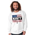 thumbnail image 5 of Honor Navy Courage American Flag Sweatshirt for Men or Women Brisco Brands M, 5 of 6