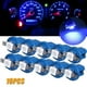 thumbnail image 1 of 10 bombillas LED para salpicadero de coche, luz ancha, velocímetro, lámpara interior para salpicadero, B8.5 5050 1 SMD (azul), 1 of 5