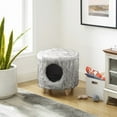 thumbnail image 4 of Sam's Pets Pufak 16" Gray Cat Tree Cylinder, 4 of 5