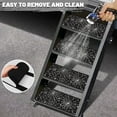 thumbnail image 3 of Yuyamidu Cobweb RV Step Covers Halloween RV Stair Covers 4 Pack RV Step Carpet Rug Non-Slip Camper Step Covers for Mobile Home, Camper Accessories, Black, 3 of 7