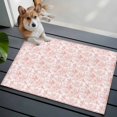 thumbnail image 3 of 2x3 Ft Entryway Area Rug, Pink Botanical Kitchen Rug Runner Washable Floor Mat, Watercolor Rustic Tree Abstract Non Slip Indoor Door Mat Throw Carpet for Bathroom Living Room Bedroom, 3 of 8