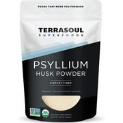 Terrasoul Superfoods Organic Psyllium Husk Powder, 1 Lb - Superfine Texture | High Purity | Keto Baking