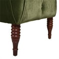 thumbnail image 4 of Jennifer Taylor Home Samuel Tufted Roll Arm Chaise Lounge Olive Green Velvet, 4 of 16