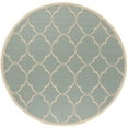 thumbnail image 5 of SAFAVIEH Beach House Sharla Geometric Indoor/Outdoor Runner Rug, Aqua/Cream, 2'2" x 8', 5 of 10
