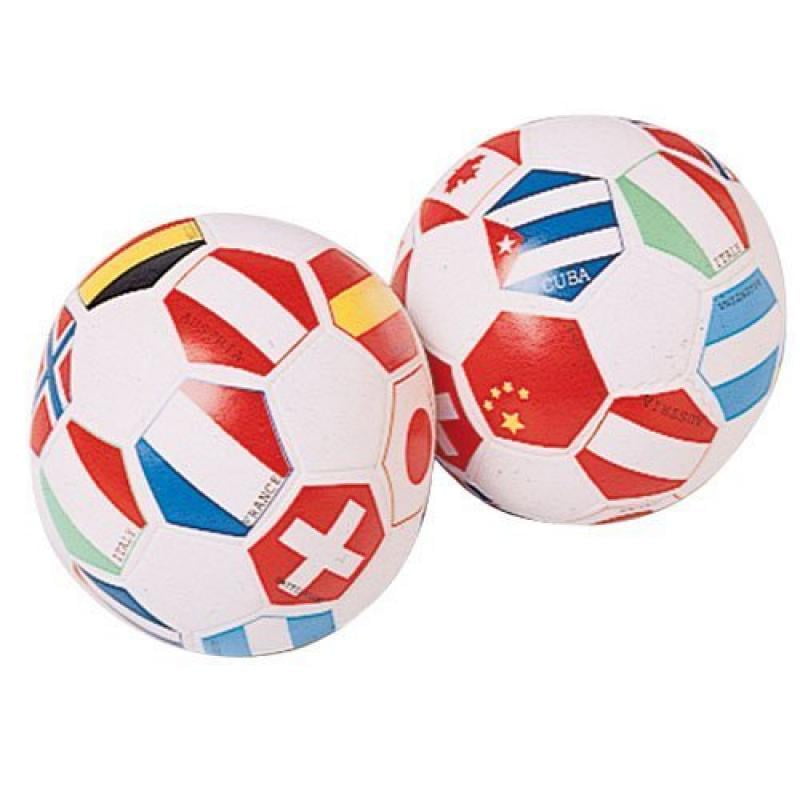 Foam Vinyl Covered Mini Toy International Soccer Balls