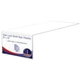 thumbnail image 6 of 4 Pack Shelf Sign Holder Clear Acrylic Display 5" x 3" Label Frame for Product Information Inventory Name and UPC Labels in Shoe Stores Locations Moveable Side Load, 6 of 8