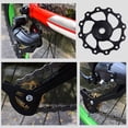thumbnail image 5 of Perno de aleación de aluminio para bicicleta, polea de cambio trasero, rueda jockey, rodillo guía para bicicleta de carretera, pieza loca, rodillo accesorio para ciclismo (1 unidad, 5 of 5