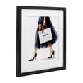 thumbnail image 2 of Stupell Industries Traditional Elegant Dog & Shopping Bag Black Framed Print Under Glass, 16 x 16, by Amanda Greenwood, 2 of 8