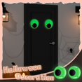 4 Pcs Luminous Giant Wiggle Eyes Halloween Self Adhesie Large Eyes Glow in The Dark Big DIY