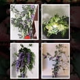 thumbnail image 4 of 6.23 FT Wisteria Hanging Flowers Wisteria Flowers Vine Garland Fake Greenery Silk Hanging Flower Vines Artificial Wisteria Vines Silk for Wedding Arch Decoration Party Garden, 4 of 8